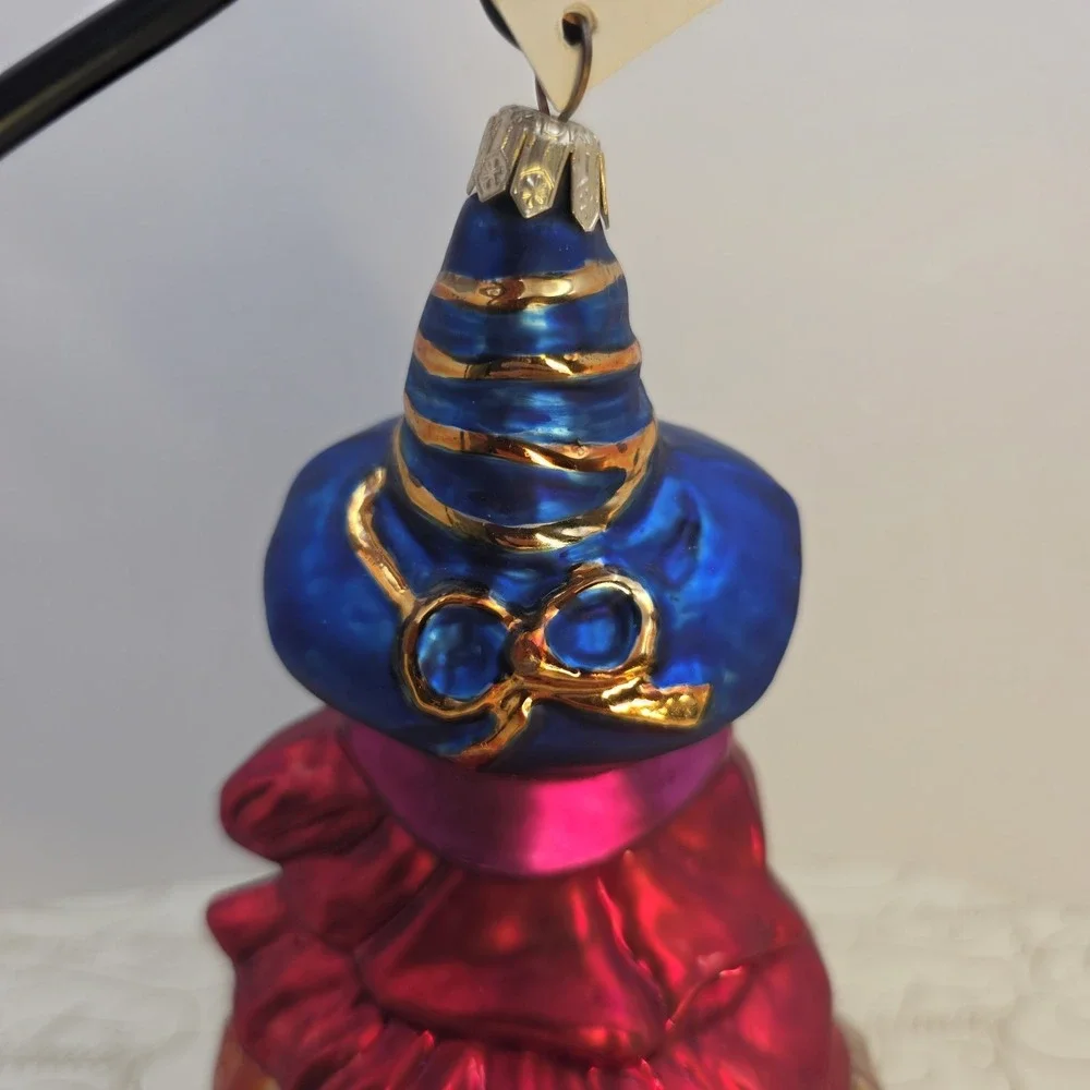 Christopher Radko Sit A Spell Witch Pumpkin Cat Halloween Ornament 1999 99-081-0